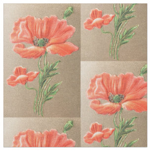 KONSTRUKTION AV FABRIKMATERIAL BLOMMIGT TYG