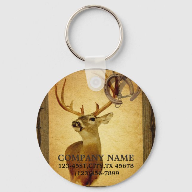konstruktion av grunge, hjort av vedsäckssäck nyckelring (Framsida)