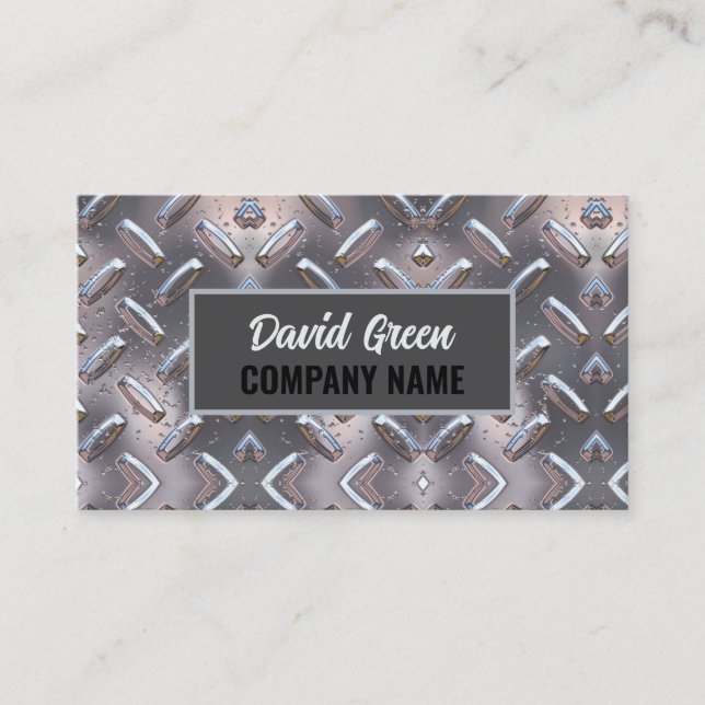 Konstruktion av handyman Mechanile Builder-entrepr Visitkort (Framsida)