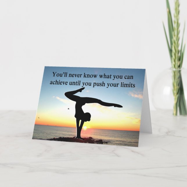 KONSTRUKTION AV INSPIRATIONELL GYMNASTIKVOT KORT (Framsida)