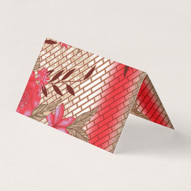 Konstruktion av integrerad struktur med blommönste kort (Framsida)