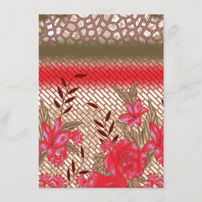 Konstruktion av integrerad struktur med blommönste tilläggskort (Framsida)