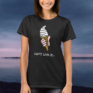 Konstruktion av iskräm med iskräm Cone eller Corne T Shirt