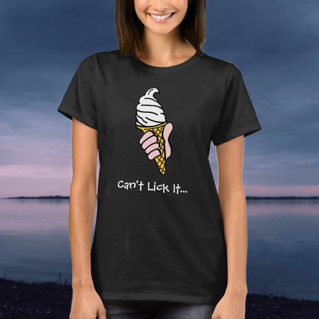 Konstruktion av iskräm med iskräm Cone eller Corne T Shirt (Skapare uppladdad)