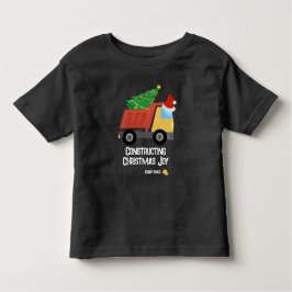 Konstruktion av jul Joy Construction Lastbil T Shirt