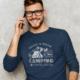 Konstruktion av kafé för grus- och rumskamera t shirt