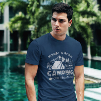 Konstruktion av kafé för grus- och rumskamera t shirt