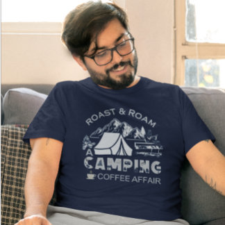 Konstruktion av kafé för grus- och rumskamera t shirt