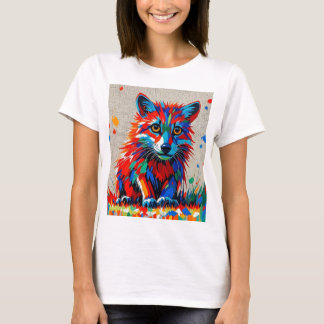 Konstruktion av konst av konst med abstrakt t shirt