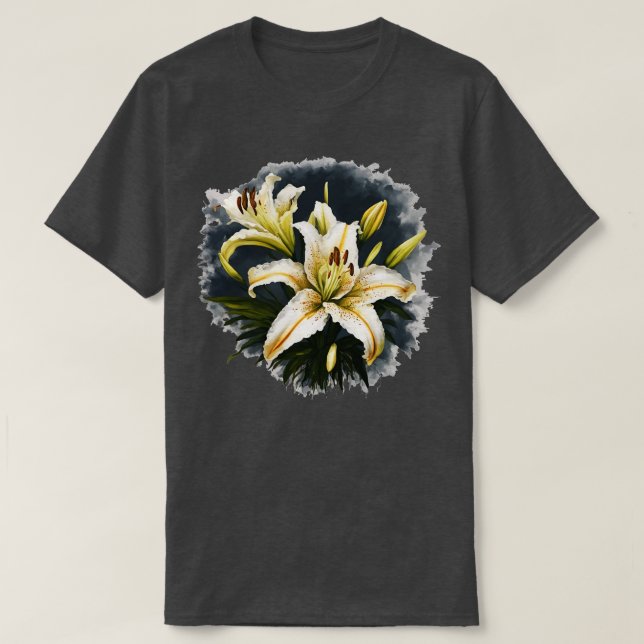 Konstruktion av konst - vita filéer t shirt (Design framsida)