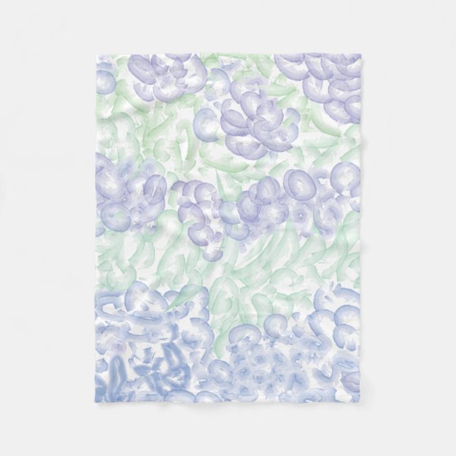 Konstruktion av Lilac-vattenfärg Fleecefilt (Framsidan)