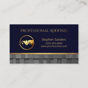 Konstruktion av luxury Roofing Tak Shingles Shingl Visitkort