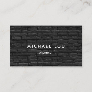 Konstruktion av Professionell Black Bricks Visitkort