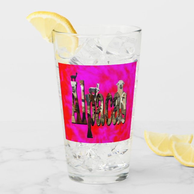 Konstruktion av röd och Rosa alfaka-Logotyp. Glaskopp (Framsida Ice)