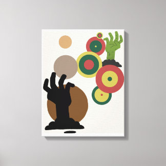 Konstruktion av väggkonst canvastryck