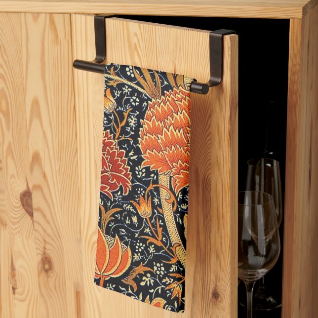 Konstruktion av vintage för matris, berömd. kökshandduk (Thirds Fold)