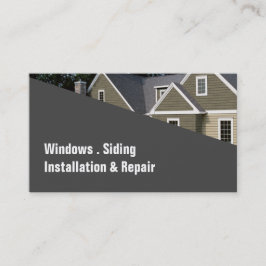 Konstruktion av Windows Siding Contrader Visitkort