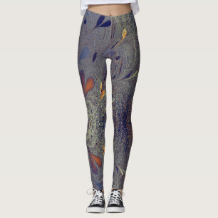 Konstruktion för abstrakt färg stänk leggings