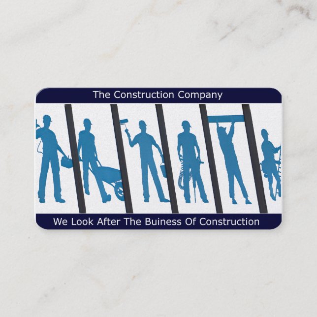 Konstruktion för Affärskort Visitkort (Framsida)