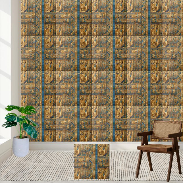 Konstruktion för antika egyptiska murar och Golv Kakelplatta (Ancient Egyptian Wall & Floor Tile Design)