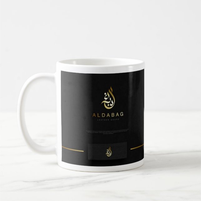 Konstruktion för arabisk kaffekaffe mugg. kaffemugg (Vänster)