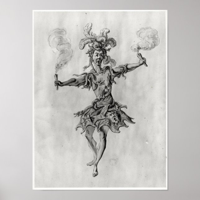 Konstruktion för baletten "Medusa" Poster (Framsidan)