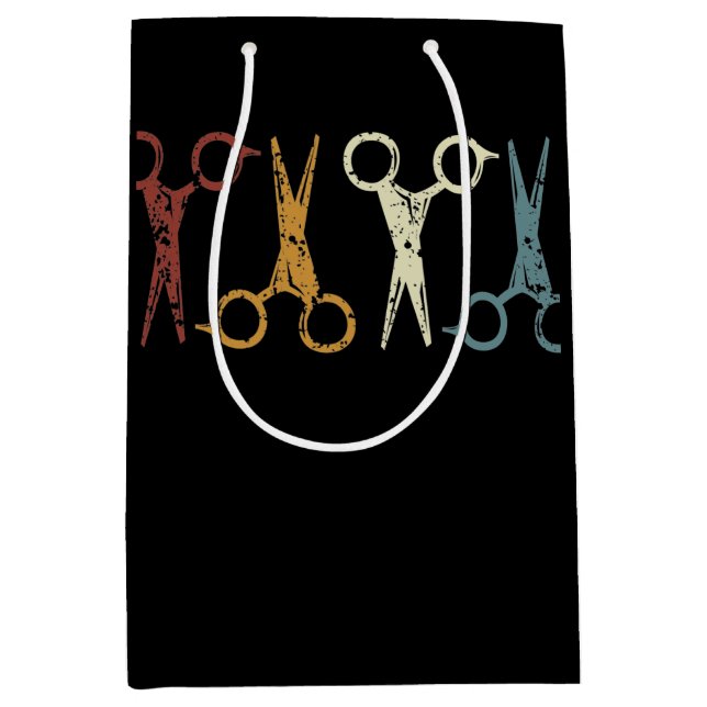 Konstruktion för barber och frisör, grunge sax (Framsidan)