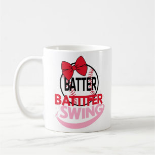 Konstruktion för "Batter Swing"-teknik med cute Ba Kaffemugg