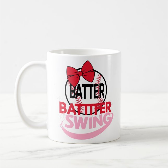 Konstruktion för "Batter Swing"-teknik med cute Ba Kaffemugg (Vänster)