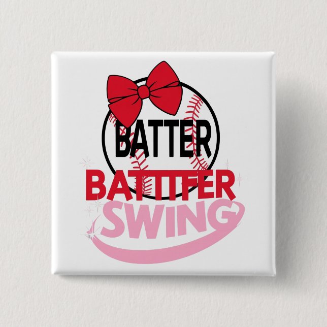 Konstruktion för "Batter Swing"-teknik med cute Ba Knapp (Framsida)