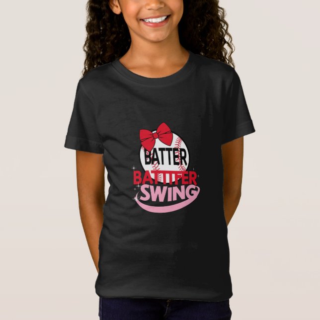 Konstruktion för "Batter Swing"-teknik med cute Ba T Shirt (Framsida)