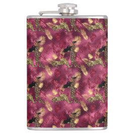 Konstruktion för Burgundy- och Guld Leopard-serien Fickplunta