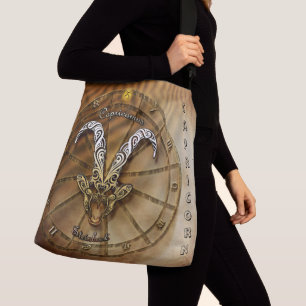 Konstruktion för Capricorn Zodiac Astrology Axelväska