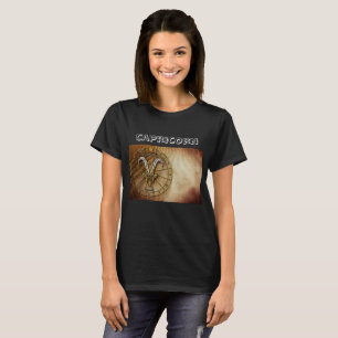 Konstruktion för Capricorn Zodiac Astrology Tee Shirt
