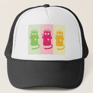 Konstruktion för Cat Cute Funny Animal Tecknade fi Keps
