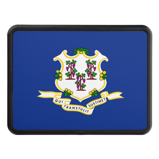 Konstruktion för Connecticut Statlig flagga Dragkroksskydd (Framsidan)