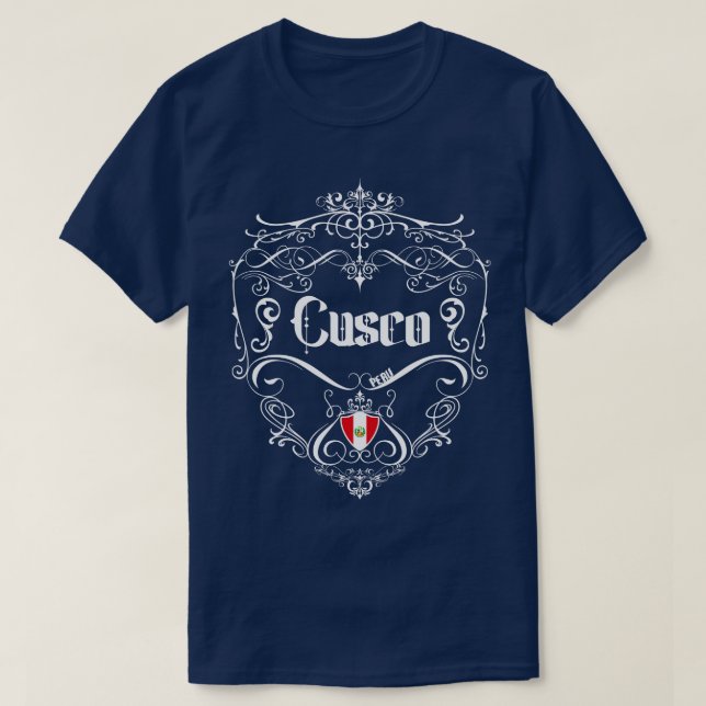 Konstruktion för Cusco-Vintage 1 T Shirt (Design framsida)