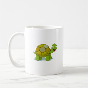 Konstruktion för Cute Turtle Friend Kaffemugg