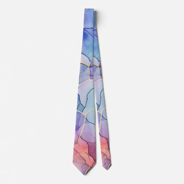 Konstruktion för färgstarka regnbågar Bläck och sp Slips (Framsida)