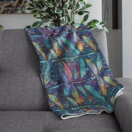 Konstruktion för fastsatt glas i Dragonfly Fleecefilt