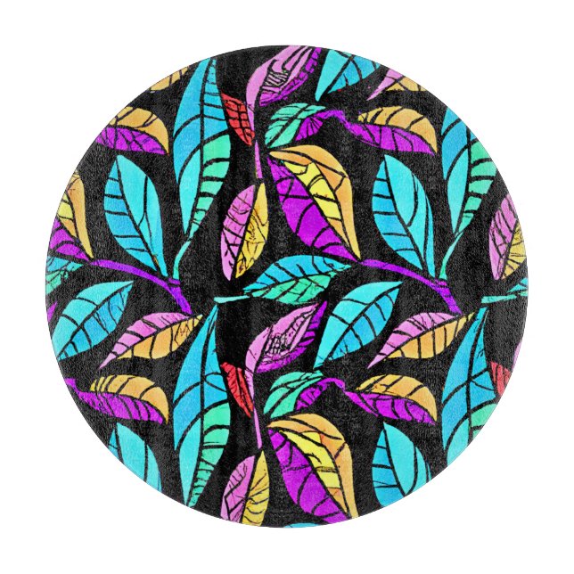 Konstruktion för fastsatt glasform Löv (Framsidan)