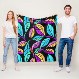 Konstruktion för fastsatt glasform Löv Fleecefilt