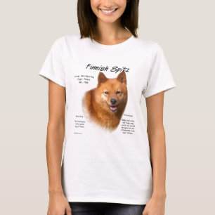 Konstruktion för finsk spitz-historik t-shirt