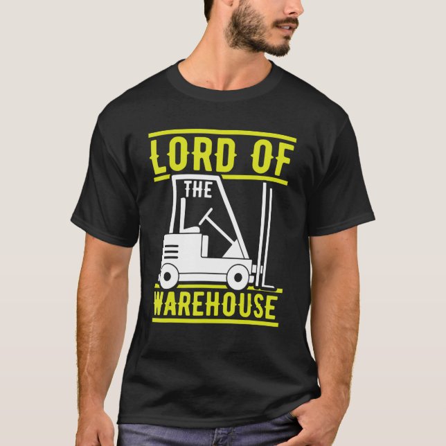 Konstruktion för forklift-förare t shirt (Framsida)