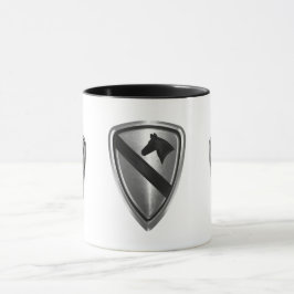 Konstruktion för första Cavalry Division Steel Pat Mugg