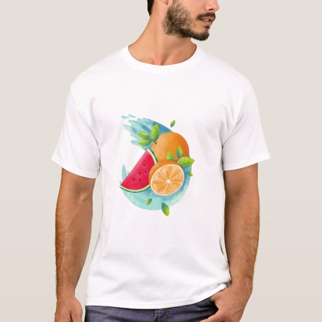 Konstruktion för frukt T-Shirt-fångst i öga (Perfe T Shirt (Framsida)