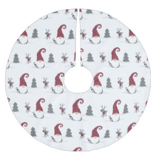 Konstruktion för Gnome och Reindeer Scandinavian T Julgransmatta Borstad Polyester