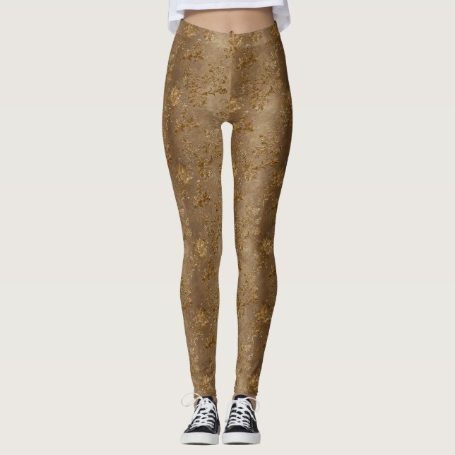 Konstruktion för Guld-Velvet-serien 10 Leggings (Framsida)