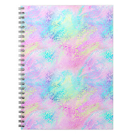 Konstruktion för Iridescent Leopard-serien 10 Anteckningsbok