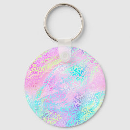 Konstruktion för Iridescent Leopard-serien 10 Nyckelring